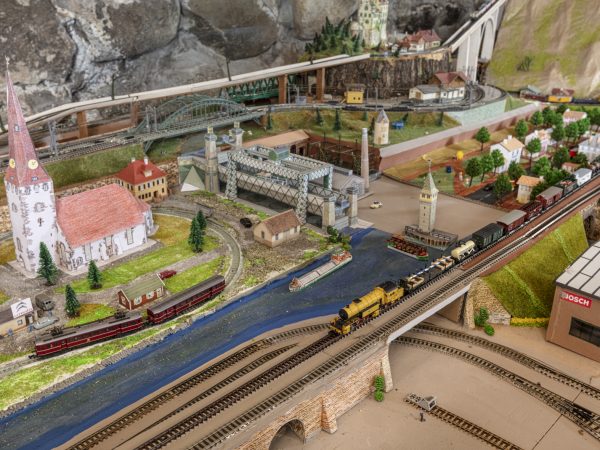 A miniature railway museum