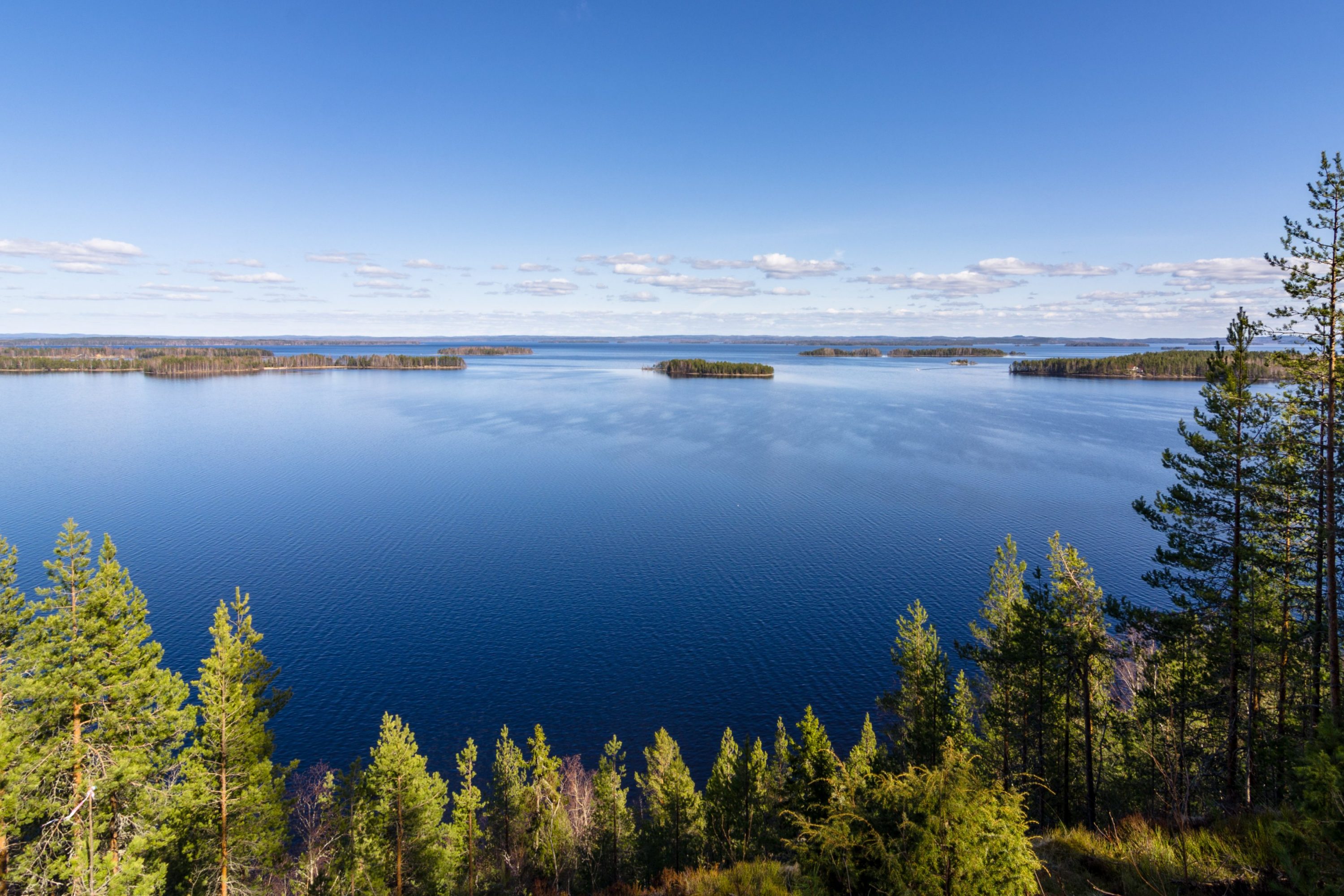 Näkymän Höytiäiselle vaaran laelta